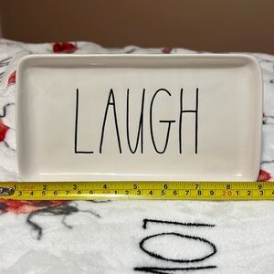 Rae Dunn LAUGH trinket tray
